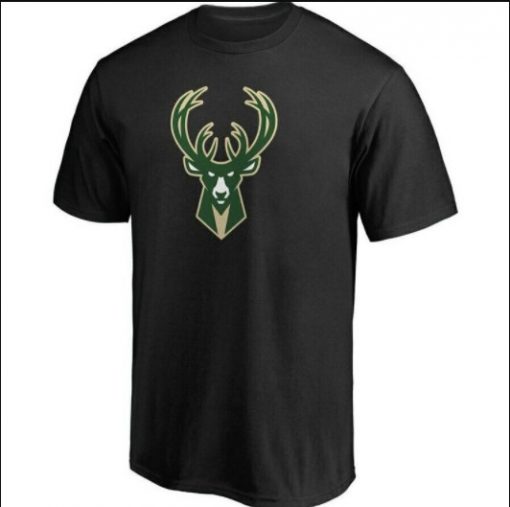 Black Milwaukee Bucks T-shirts