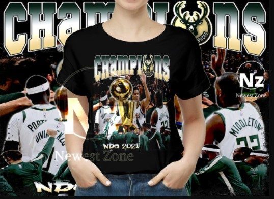 Milwaukee Bucks Shirt,Merchandise Team NBA Champions 2021,Vintage