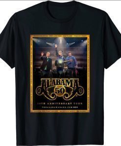 Fan Alabama 50th Anniversary Tour-Show Gift Shirt