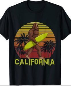 California Retro Surf Vintage Surfer Surfing Men Women Shirts