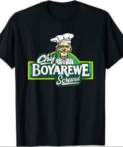 Chef Boyarewe Screwed Biden Vintage Funny T-Shirt