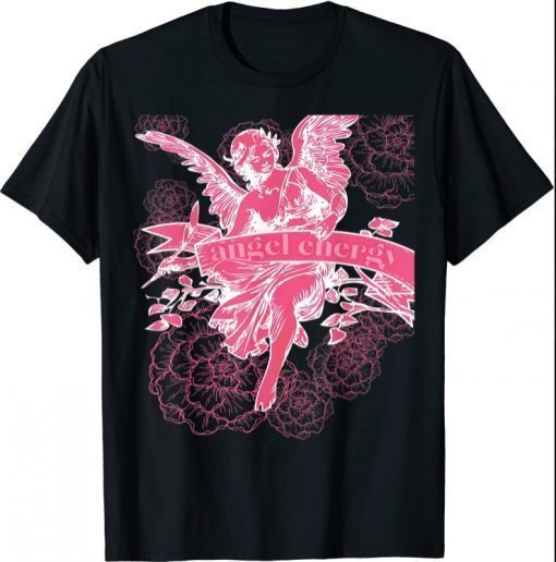 Angel Energy Celestial Floral Graphic T-Shirt