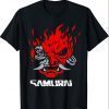 Vintage Samurai Retro Japanese Gaming 2077 Art Game Style Tee Shirt