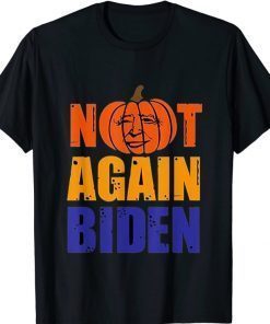 Biden Pumpkin Halloween 2021 Design T-Shirt