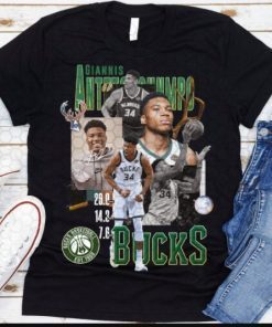 Milwaukee Bucks Giannis Antetokounmpo Shirt, NBA Basketball Team Shirt, Unisex T-Shirt,
