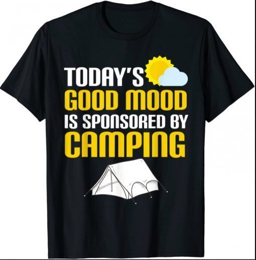 A bad day camping is better than a good day working funniest 2021 Shirt