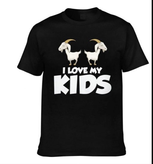 Ohclearlove I Love My Kids Goat Funny T Shirt