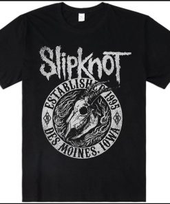 Slipknot T-Shirt Logo 1995 Short Sleeve Heavy Metal Music Top Unisex Tee shirts