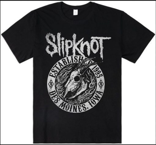 Slipknot T-Shirt Logo 1995 Short Sleeve Heavy Metal Music Top Unisex Tee shirts