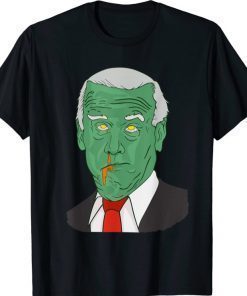 Halloween Joe Biden zombie face costume T-Shirt