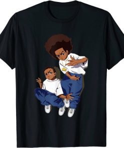 Boondock Riley-Huey Black Sitcom African American Cartoon T-Shirt