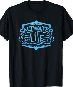 2021 Saltwater Life Shirt Fishing T-Shirt