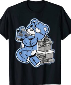 Graphic Tee Match Jordan 4 University Blue Tee Shirt