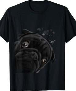 Funny Curious Dog Pug T-Shirt