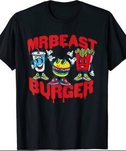 Retro Vintage Mr Game Funny Mr Gaming Beast Burger Game T-Shirt