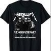 Vintage 40th Anniversary Metallicas Art Music Legend 2021 Shirt