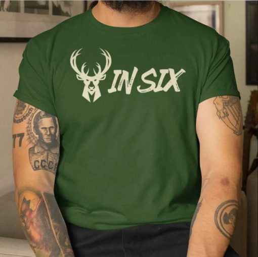 Bucks In Six Milwaukee Bucks Game Basketball Gift Shirt