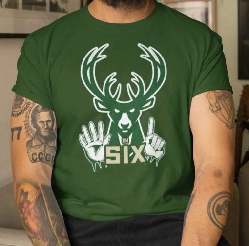 Bucks In Six Milwaukee Bucks Shirt