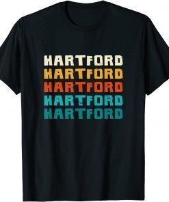 T-Shirt Hartford Connecticut Vintage CT Retro Collection American