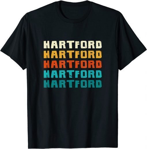 T-Shirt Hartford Connecticut Vintage CT Retro Collection American