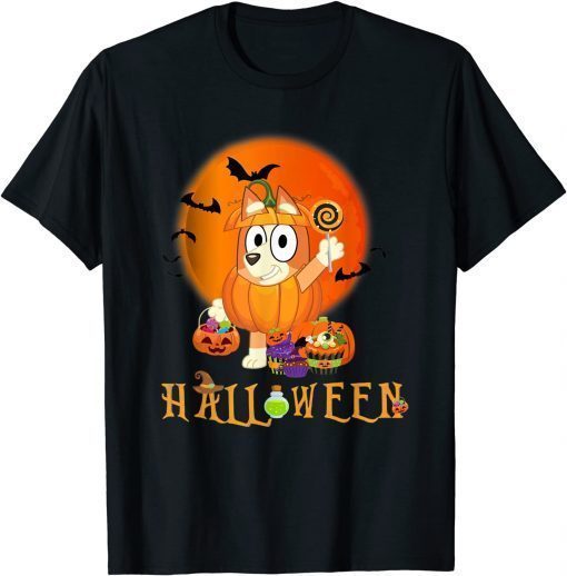 Funny Halloween Anime Dog Cute T-Shirt