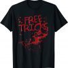 2021 Free Tricks Shirt Scary Bloody Halloween Shirt