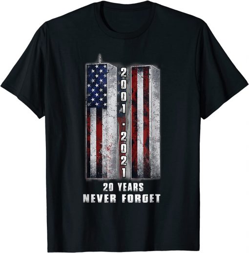 Classic 20 Years Anniversary 911 Never Forget T-Shirt