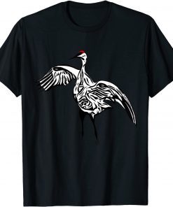 Dancing Sandhill Crane T-Shirt