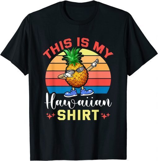 Classic Pineapple Hawaiian Shirts Tropical T-Shirt