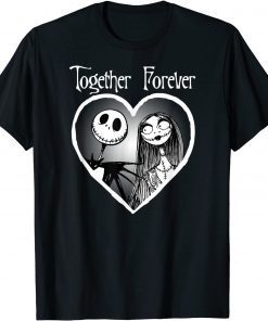 T-Shirt Disney Jack Skellington Together Forever Funny