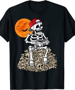 TShirts Halloween Skeleton Gamer Boys Kids Teens Gaming