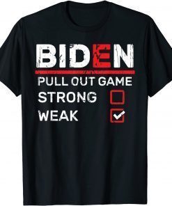 T-Shirt Biden Afghanistan US military Pull out Kabul Funny Vintage