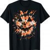 2021 Orange Tie Dye Jack O Lantern Face - Hippie Halloween Shirts