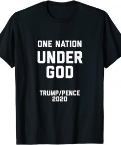 One Nation Under God Trump 2020 T-Shirt