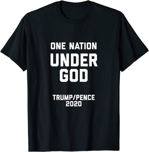 One Nation Under God Trump 2020 T-Shirt