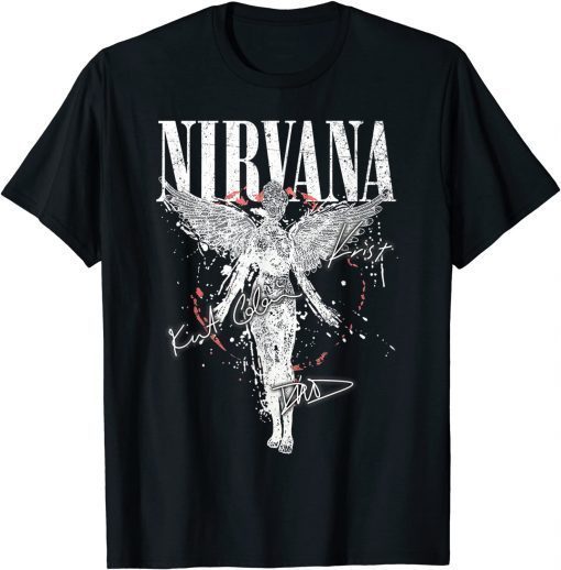 Vintage Nirvanas Angel Art Band Music Legend 80s 90s T-Shirt