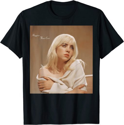 Retro Style Happier Than Ever Funny Billie Eilish Women T-Shirt