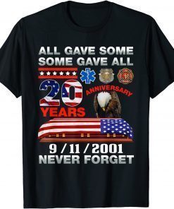 9/11/2001 Never Forget T-Shirt