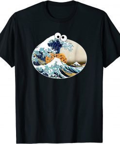 The Great Cookie Eating Wave Off Kanagawa - Googly Eyes Art T-Shirt