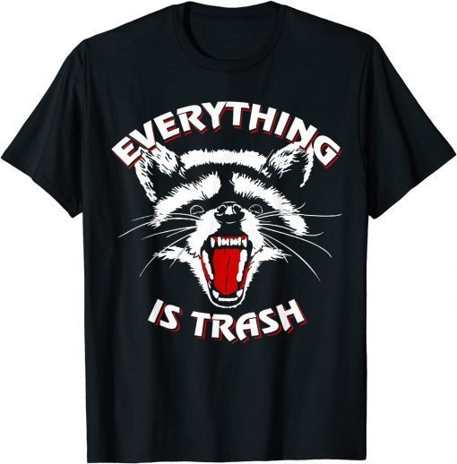 Everything Is Trash Funny Raccoon Lovers Costume Essential T-Shirt