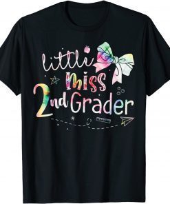 Little Miss 2nd Grader First Day Of Second Grade Girls Funny T-Shirt