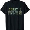 Sorry, I-DGAF Funny Hidden Message Guitar Chords T-Shirt