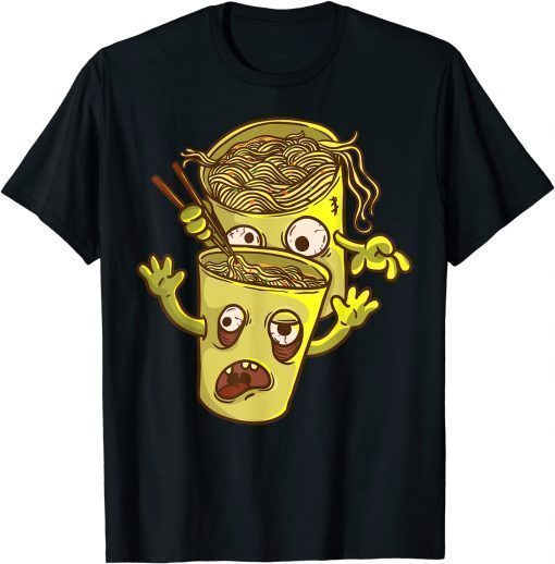 Halloween Ramen Noddle's Zombie Costume T-Shirt
