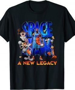 Movie Space Jam Legacy Tune Squad Basketball Poster Funny T-Shirt