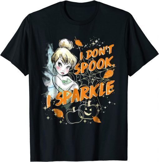 Disney Peter Pan Tinkerbell Halloween Sparkle Funny TShirts