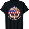 We Will Never Forget 9-11-01 Bravery Sacrifice Honor T-Shirt
