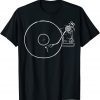 Vinyl Record Player Sketch Drawing T-Shirt