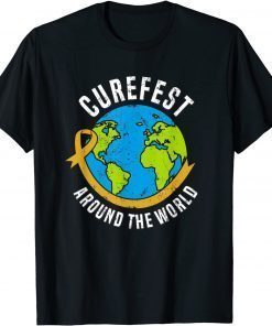 CureFest Around the World - Globe Design Unisex T-Shirt