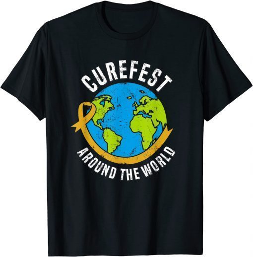 CureFest Around the World - Globe Design Unisex T-Shirt