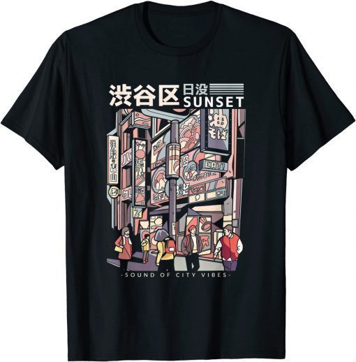 T-Shirt Aesthetic Vaporwave Japan Tokyo 90s clothes aesthetic 2021
